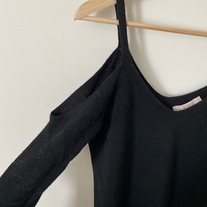 Cut Out Shoulder Sweater